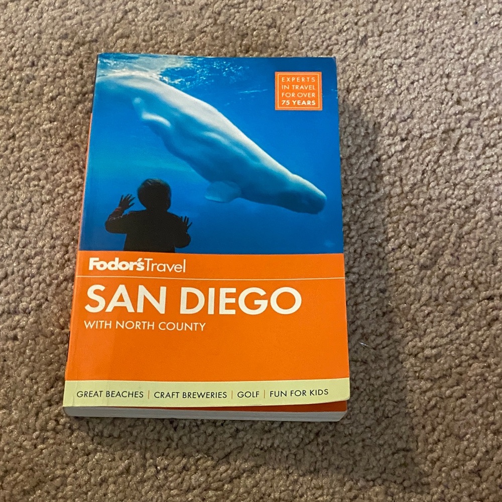 San Diego Coffee Table Book - Orange Cover